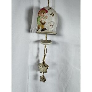 VTG 1980 Jasco 'Christmas‎ Chimes' Handpainted Drummer Boy Bell Ornament